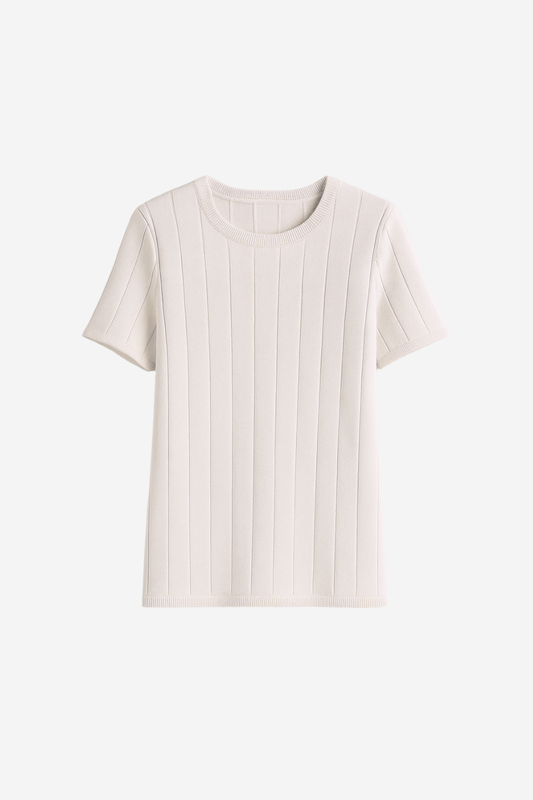 Blusa Ava  Beige de Tejido de punto